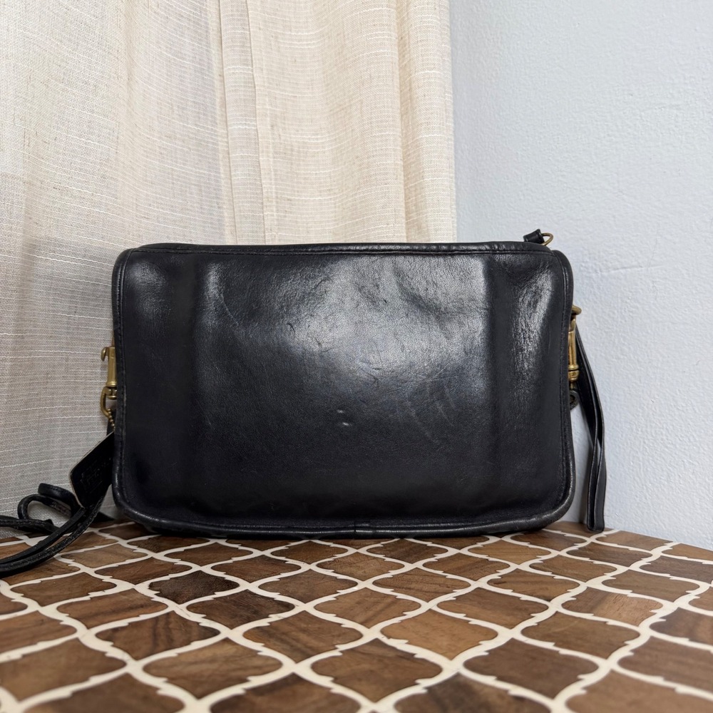 70s Vintage Coach Crossbody Purse Glove Tanned Leather Bag Bonnie Cashin NYC USA - Picture 2 of 13